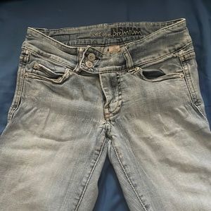 Refuge premium flare jeans size 3 with two buttons in the front